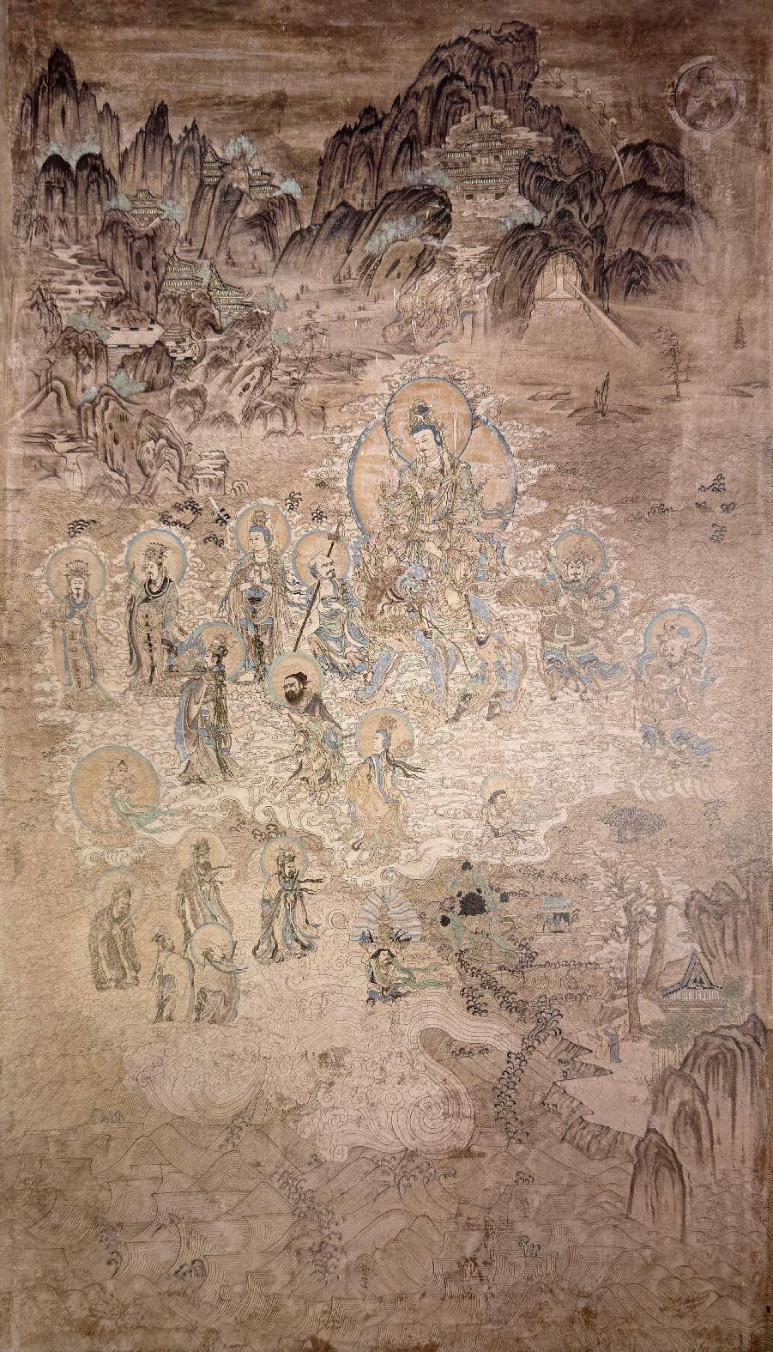 榆林窟壁画（文殊经变图）